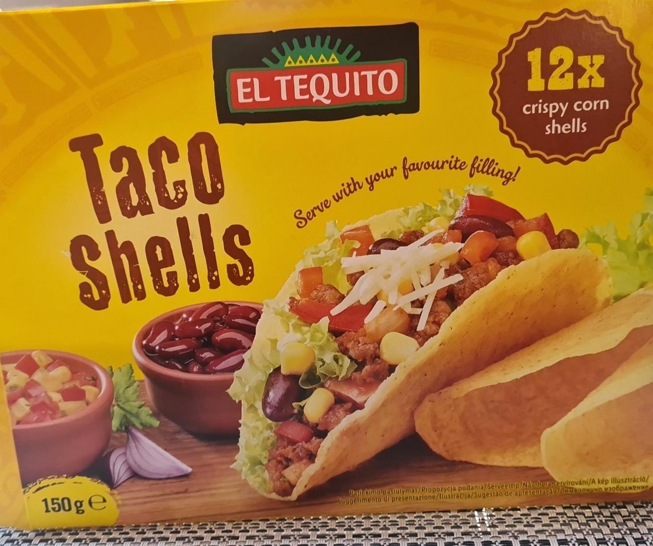 Taco tápértékek kalória, Schells kJ és Tequito El -