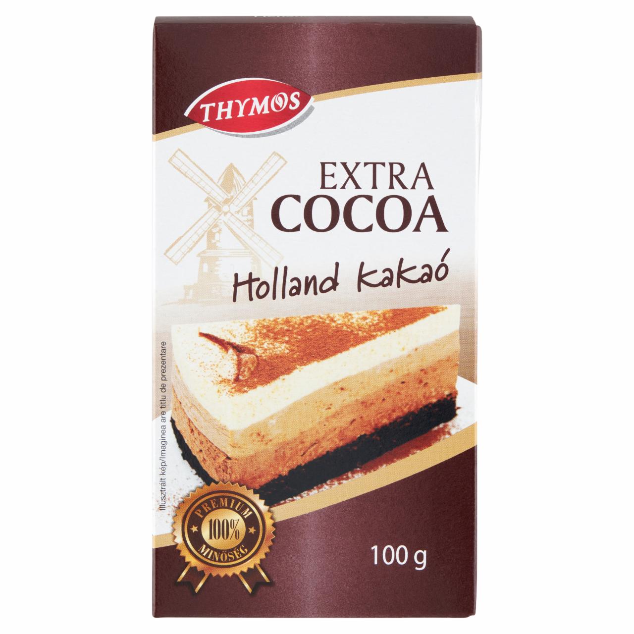 Képek - Thymos Extra Cocoa holland kakaó 100 g