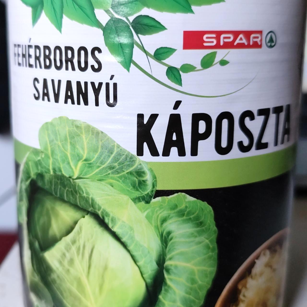 Képek - Fehérboros savanyú káposzta Spar