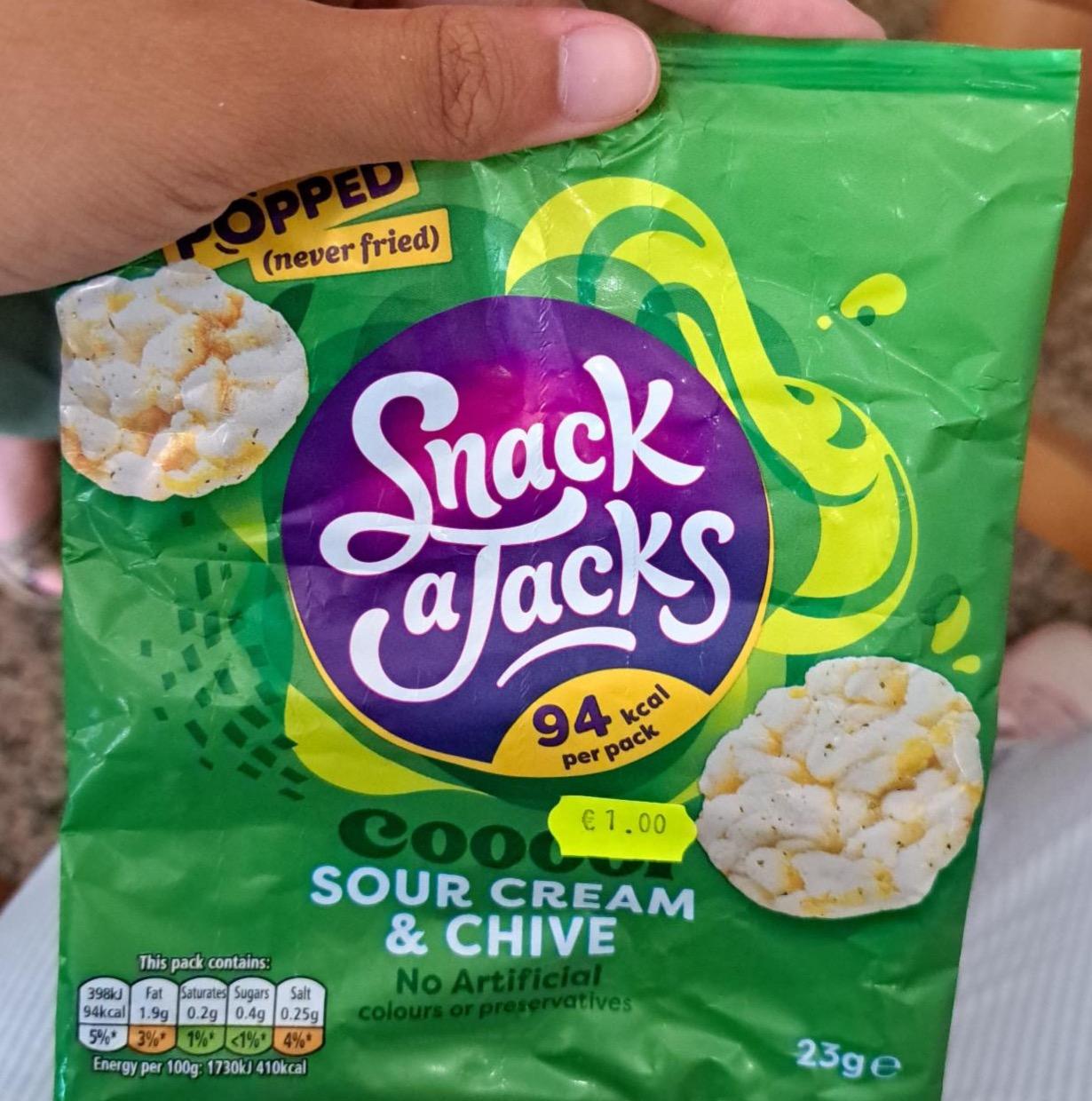 Képek - Snack a tacks Sour cream & chive