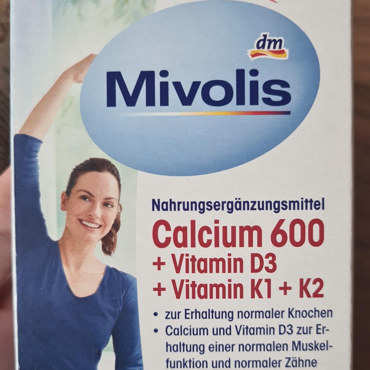 Képek - Mivolis kalcium tabletta 600 + vitamin D3, K1, K2 dm