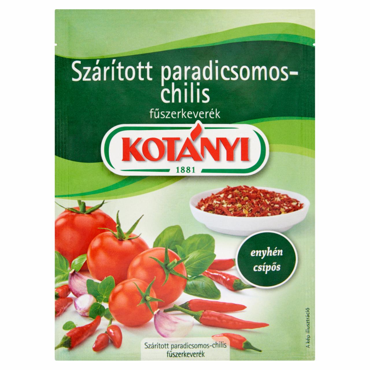 Képek - Kotányi szárított paradicsomos-chilis fűszerkeverék 20 g