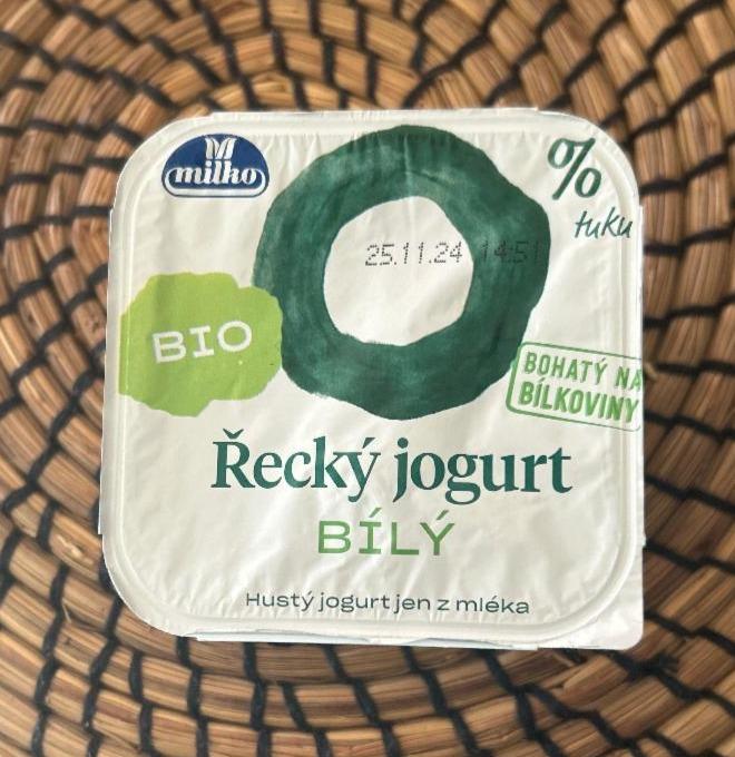 Képek - Bio Řecký jogurt bílý 0% tuku Milko