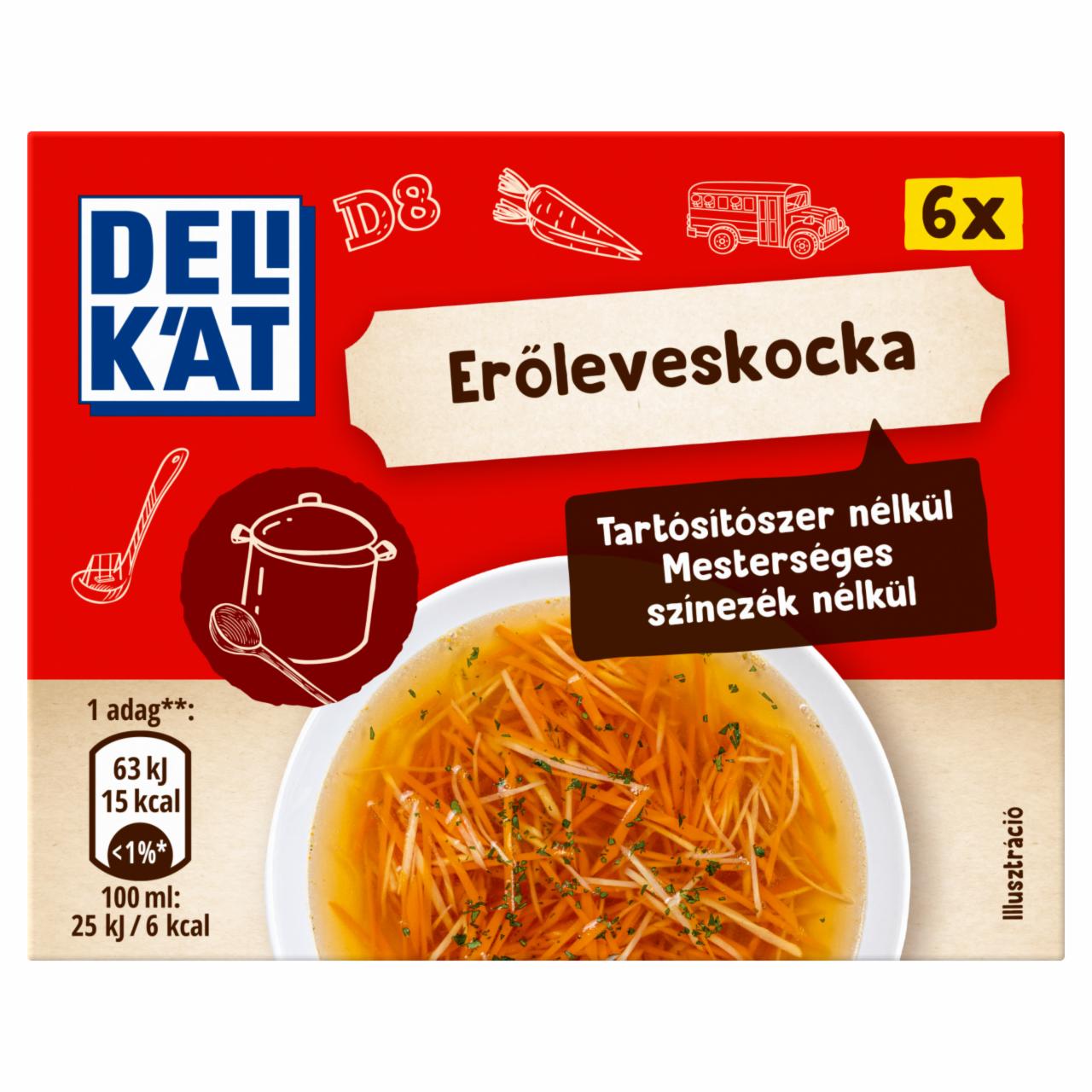 Képek - Delikát erőleveskocka 6 x 10 g (60 g)