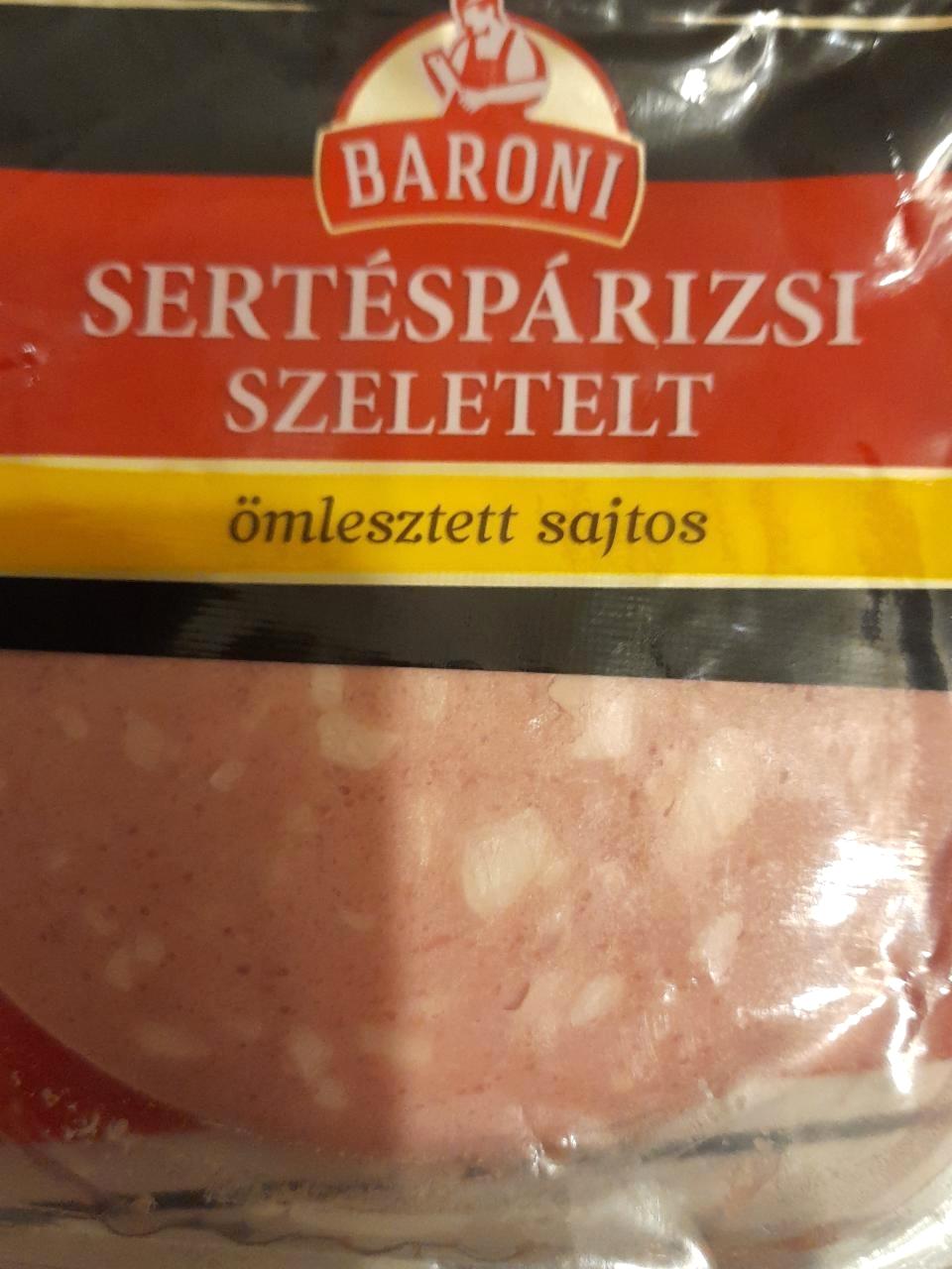 Képek - Sertéspárizsi szeletelt ömlesztett sajtos Baroni