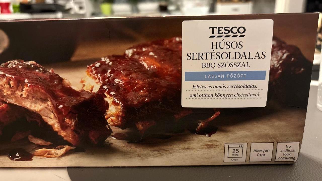 Képek - Húsos sertésoldalas BBQ szósszal Tesco