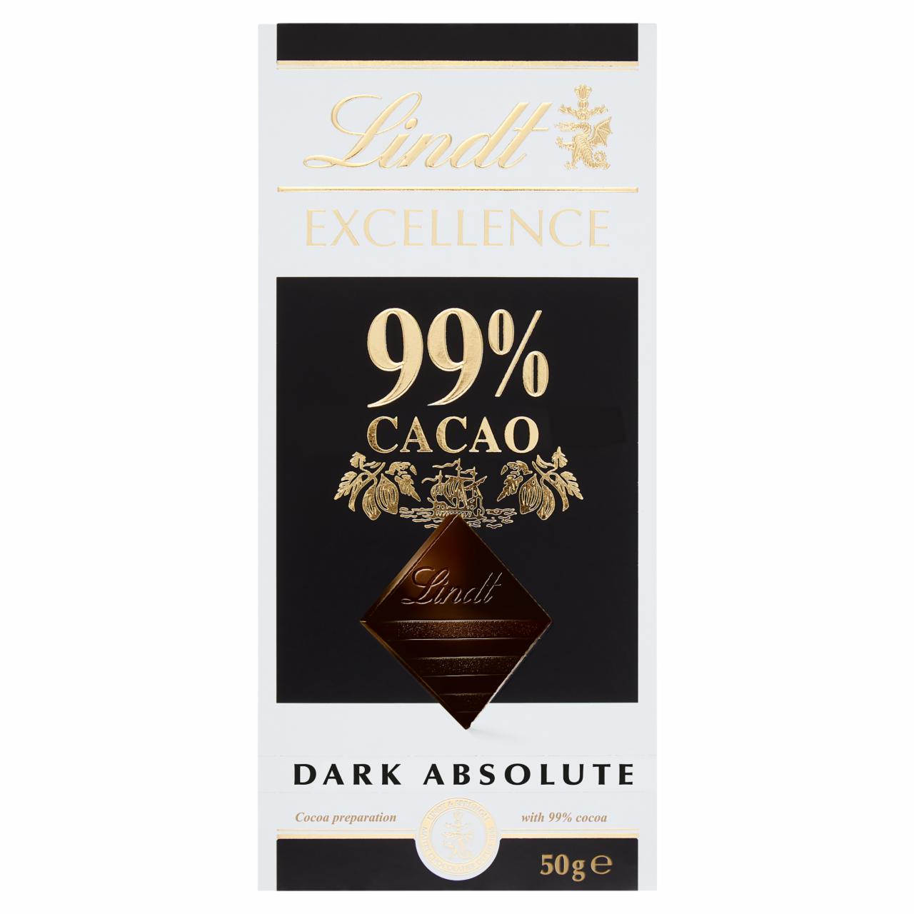 Képek - Lindt Excellence 99% kakaós tábla 50 g 