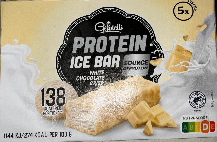 Képek - Protein Ice Bar White Choclate Crisp Gelatelli