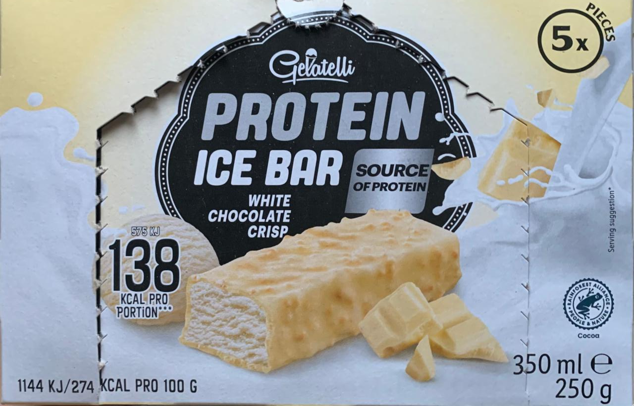 Képek - Protein Ice Bar White Choclate Crisp Gelatelli