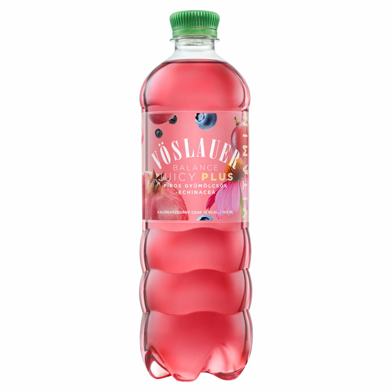 Képek - Vöslauer Balance Juicy Plus bogyós gyümölcs és echinacea ízű szénsavas üdítőital 0,75 l