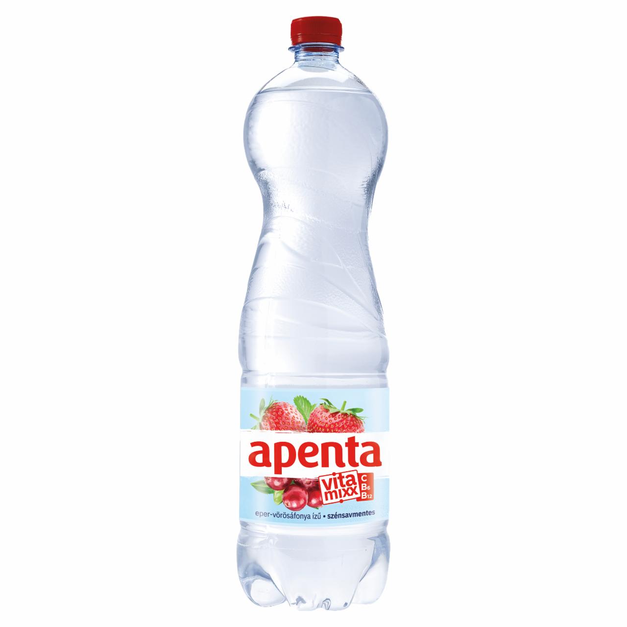 Képek - Apenta Vitamixx eper-vörösáfonya ízű szénsavmentes üdítőital természetes ásványvízzel 1,5 l