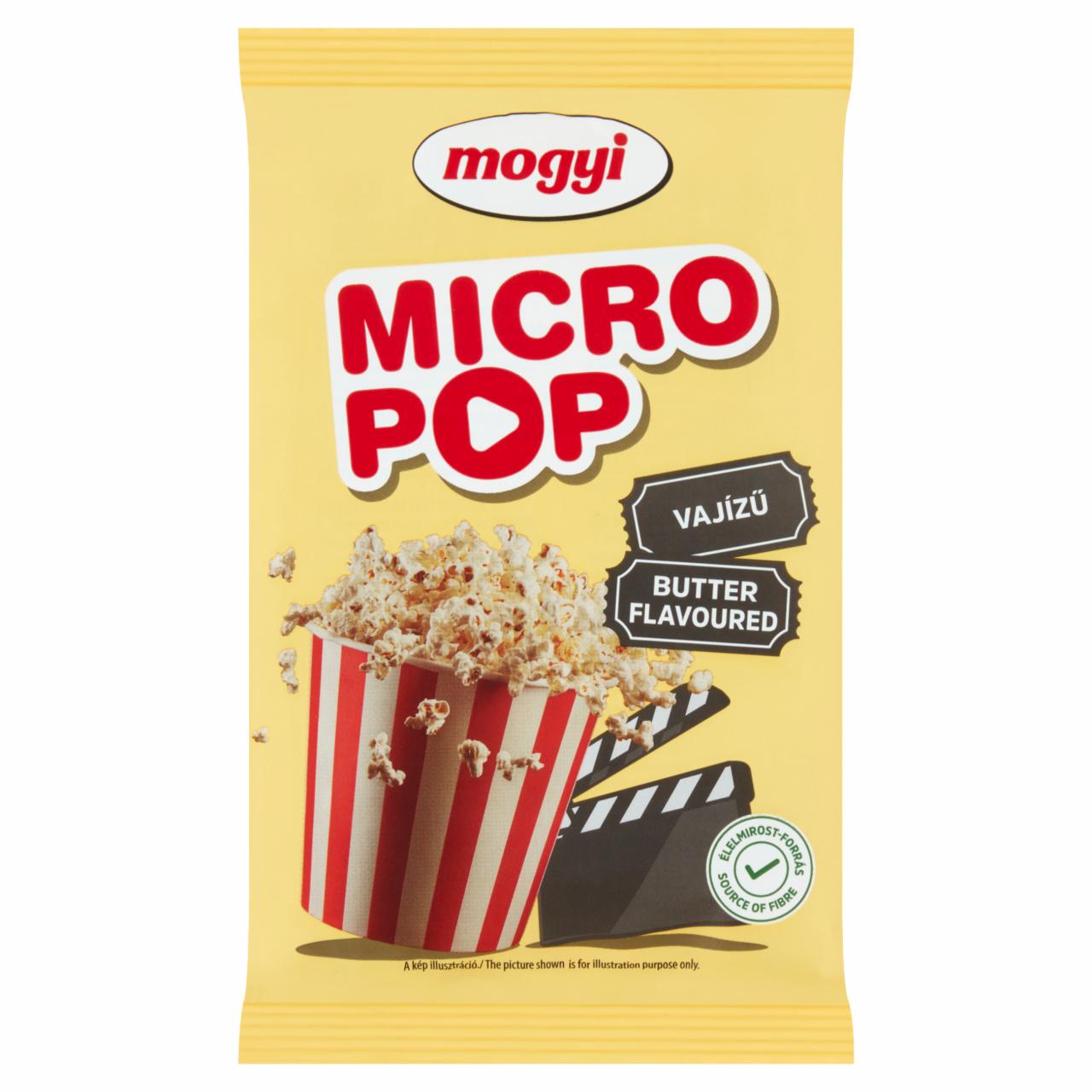 Képek - Mogyi Micro Pop mikrohullámú sütőben elkészíthető vajízű pattogatni való kukorica 100 g