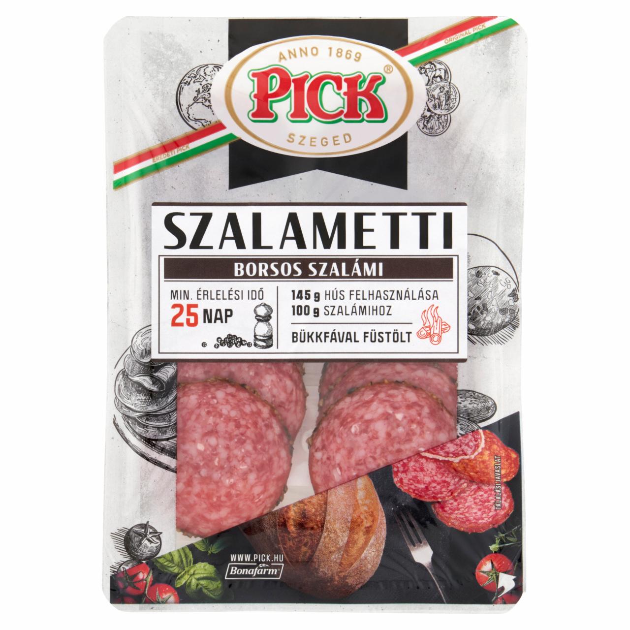 Képek - PICK Szalametti szeletelt borsos szalámi 60 g