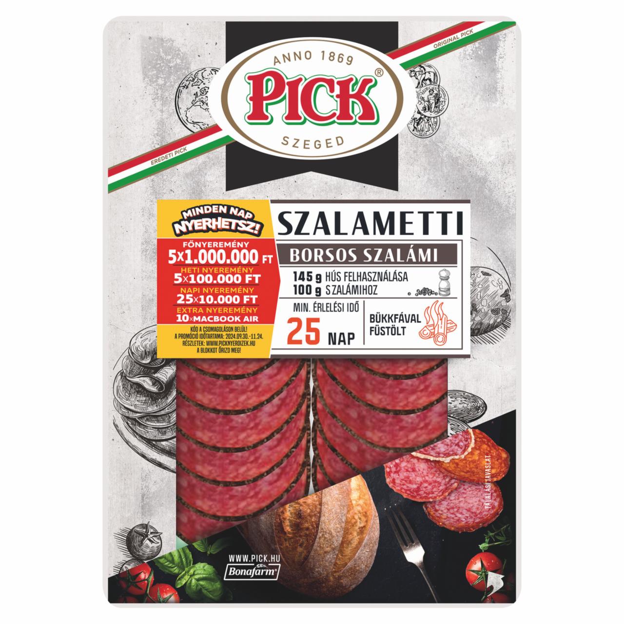 Képek - PICK Szalametti szeletelt borsos szalámi 60 g