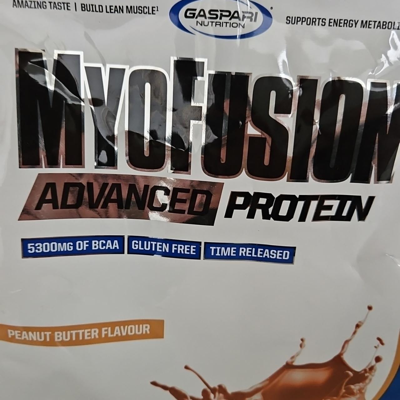 Képek - MyoFusion Advanced protein Peanut butter flavour Gaspari nutrition