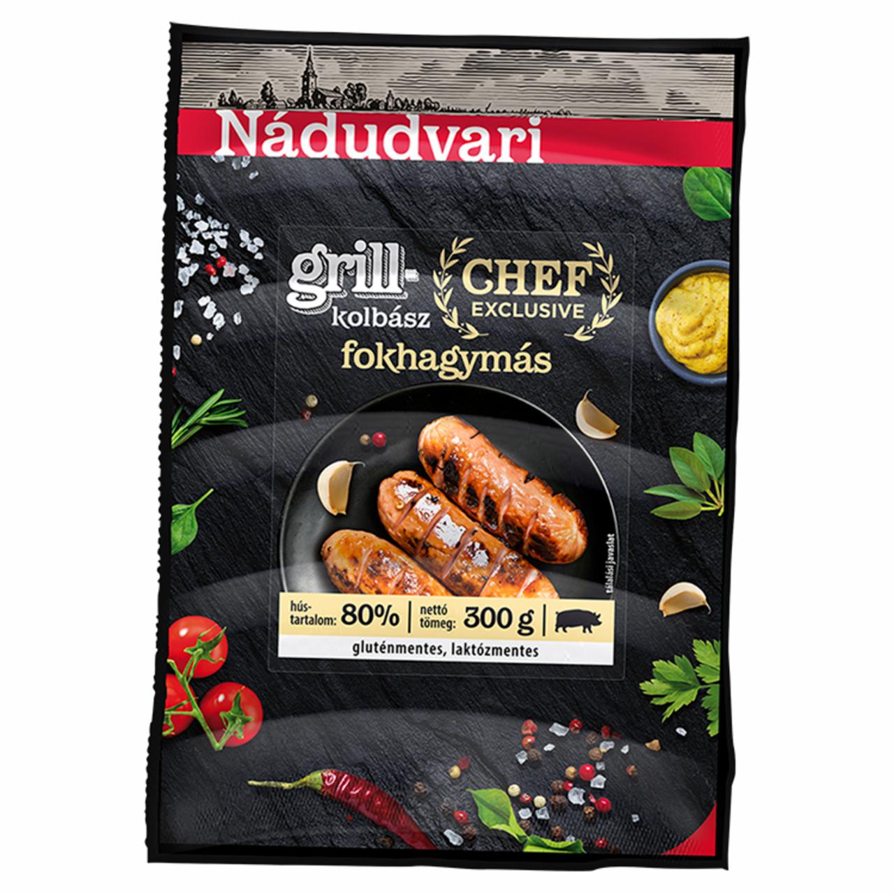 Képek - Nádudvari fokhagymás sertés grillkolbász 300 g