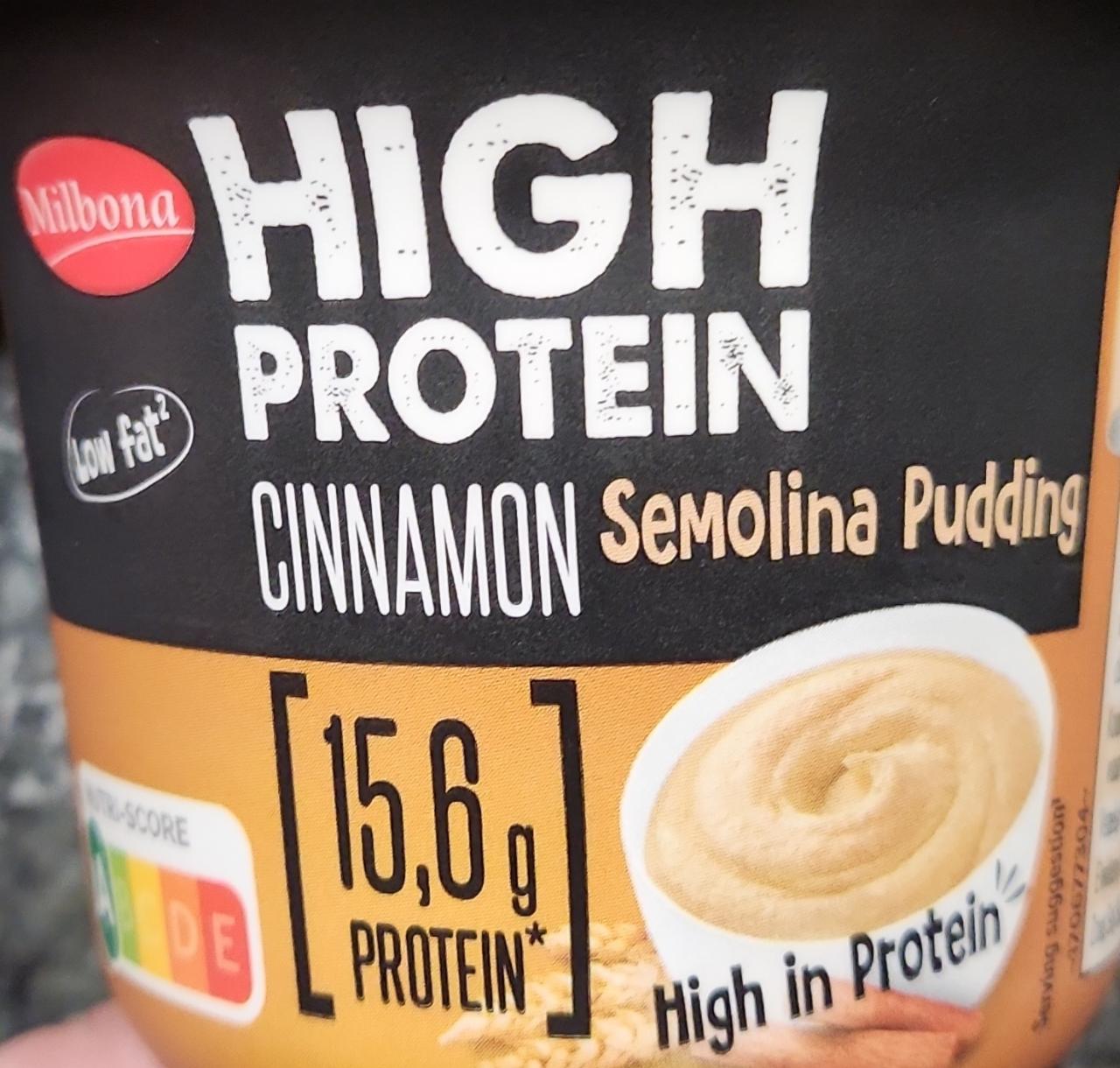 Képek - High Protein Cinnamon Semolina Pudding Milbona