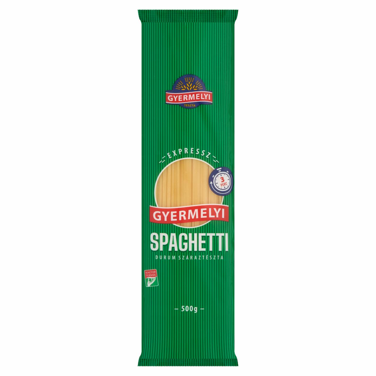 Képek - Gyermelyi Expressz Spaghetti durum száraztészta 500 g