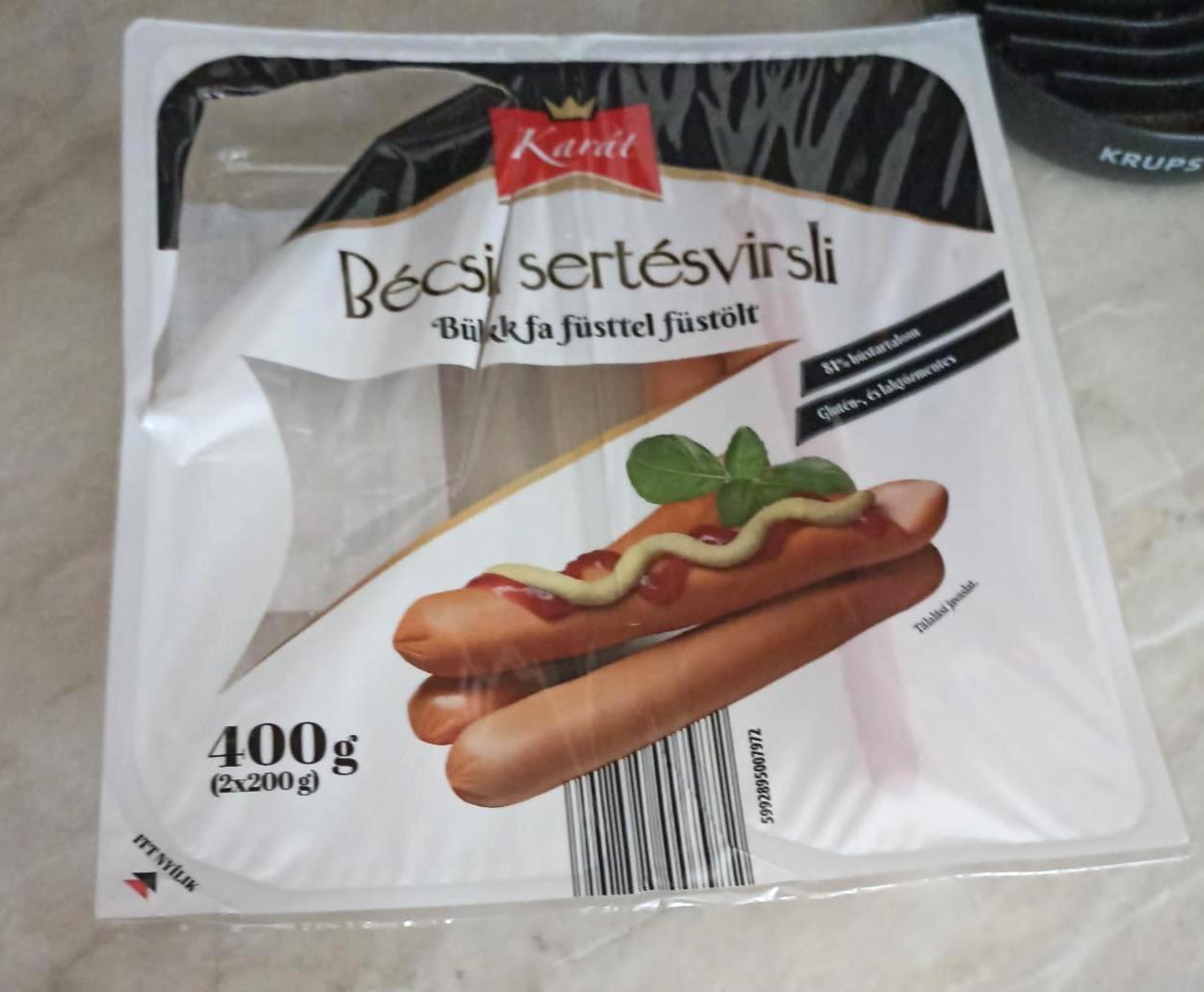 Képek - Bécsi sertésvirsli Karát