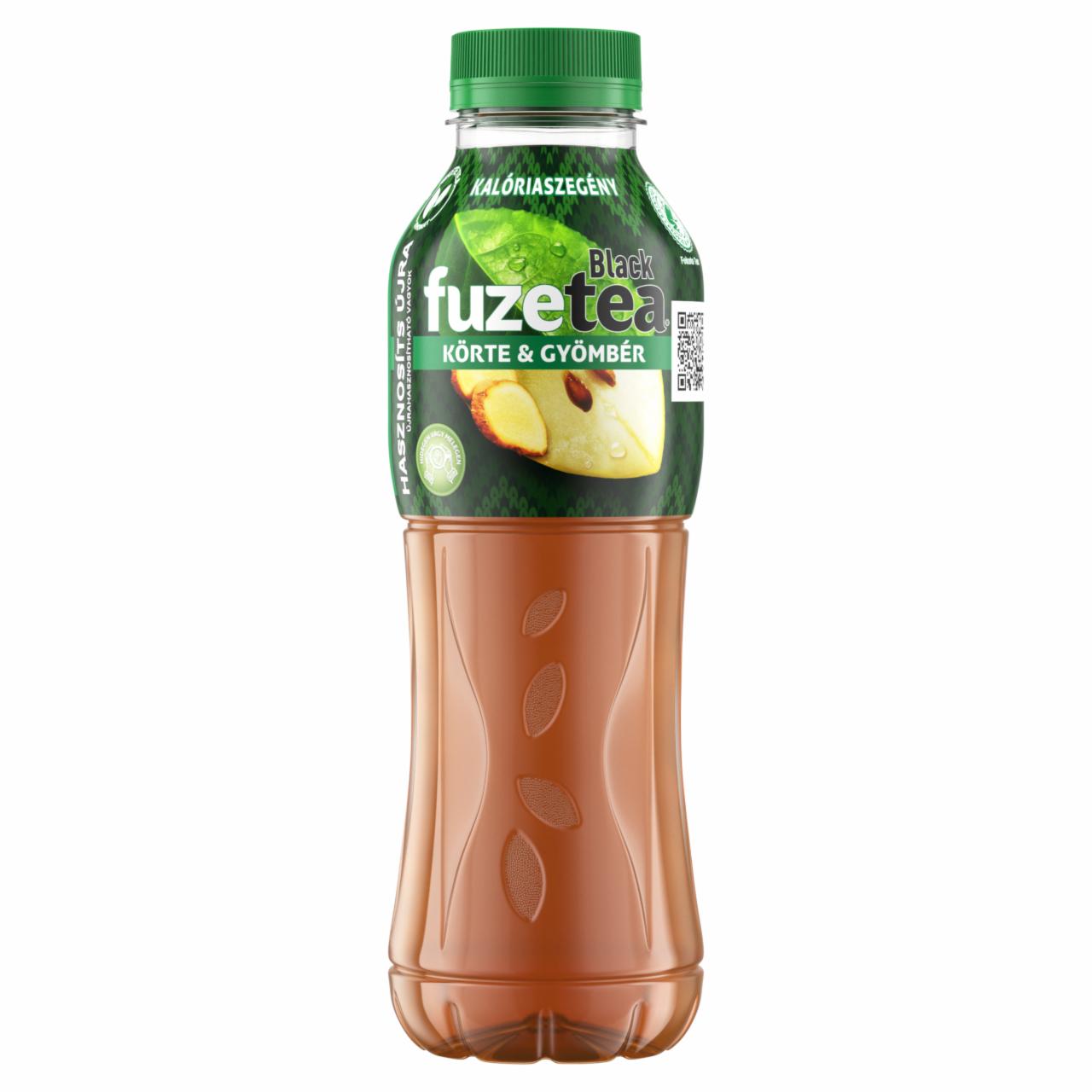 Képek - FuzeTea szénsavmentes körte- és gyömbérízű üdítőital fekete tea kivonattal 500 ml