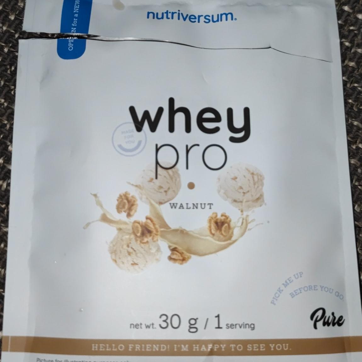 Képek - Whey pro walnut Nutriversum