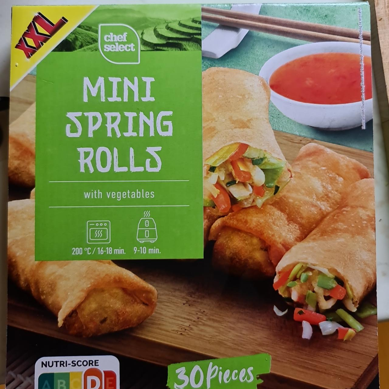 Képek - Mini spring rolls with vegetables Chef Select