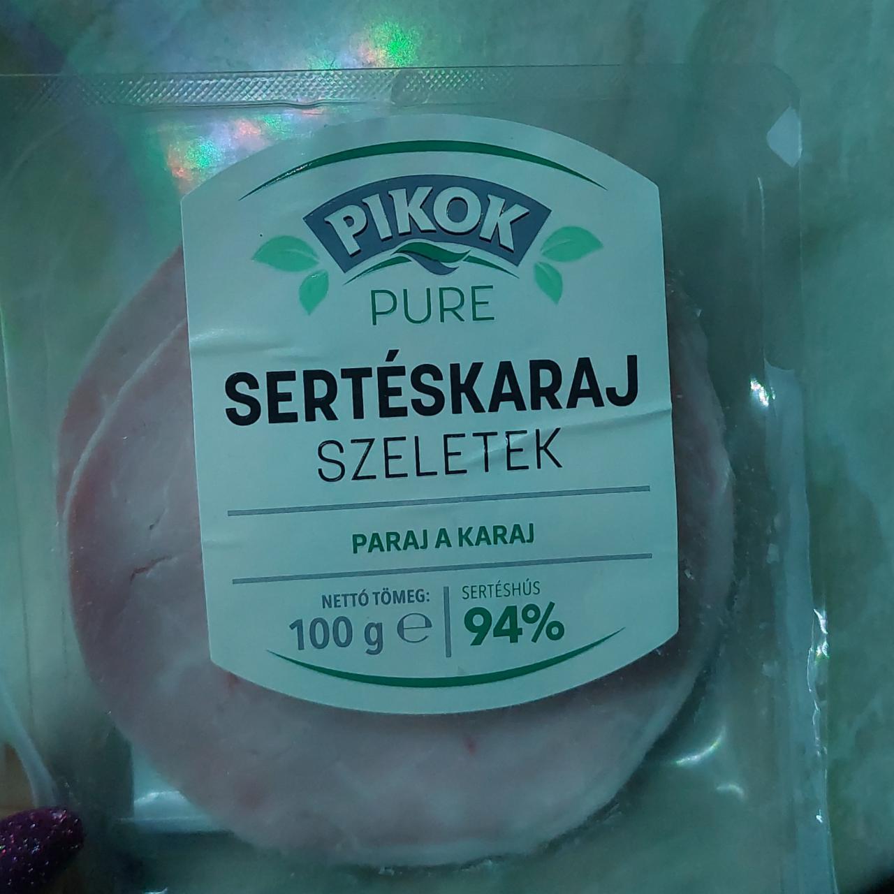 Képek - sertéskaraj pikok