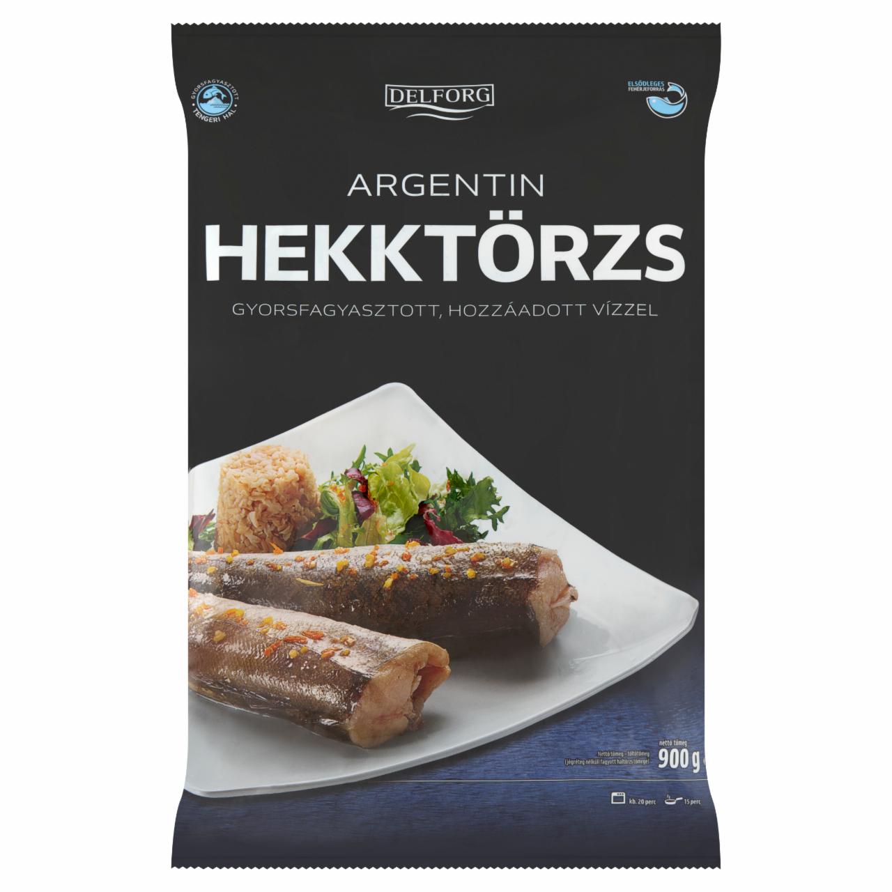 Képek - Delforg gyorsfagyasztott argentin hekktörzs 900 g