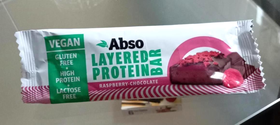 Képek - Layered protein bar Raspberry-chocolate Abso