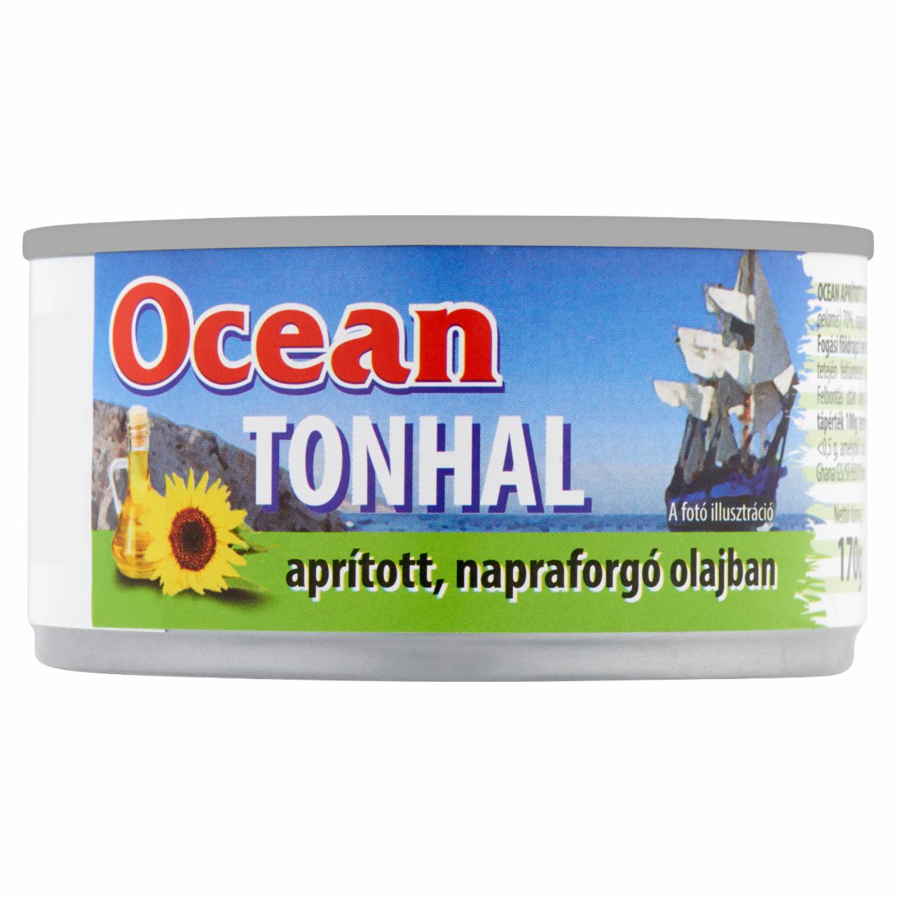 Képek - Ocean aprított tonhal napraforgó olajban 170 g