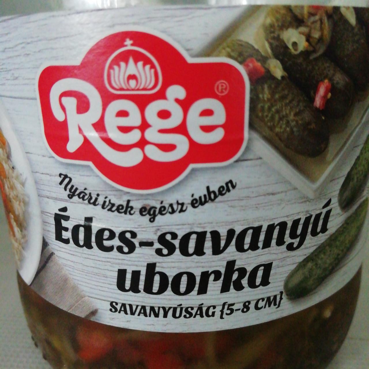 Képek - édes-savanyú uborka Rege