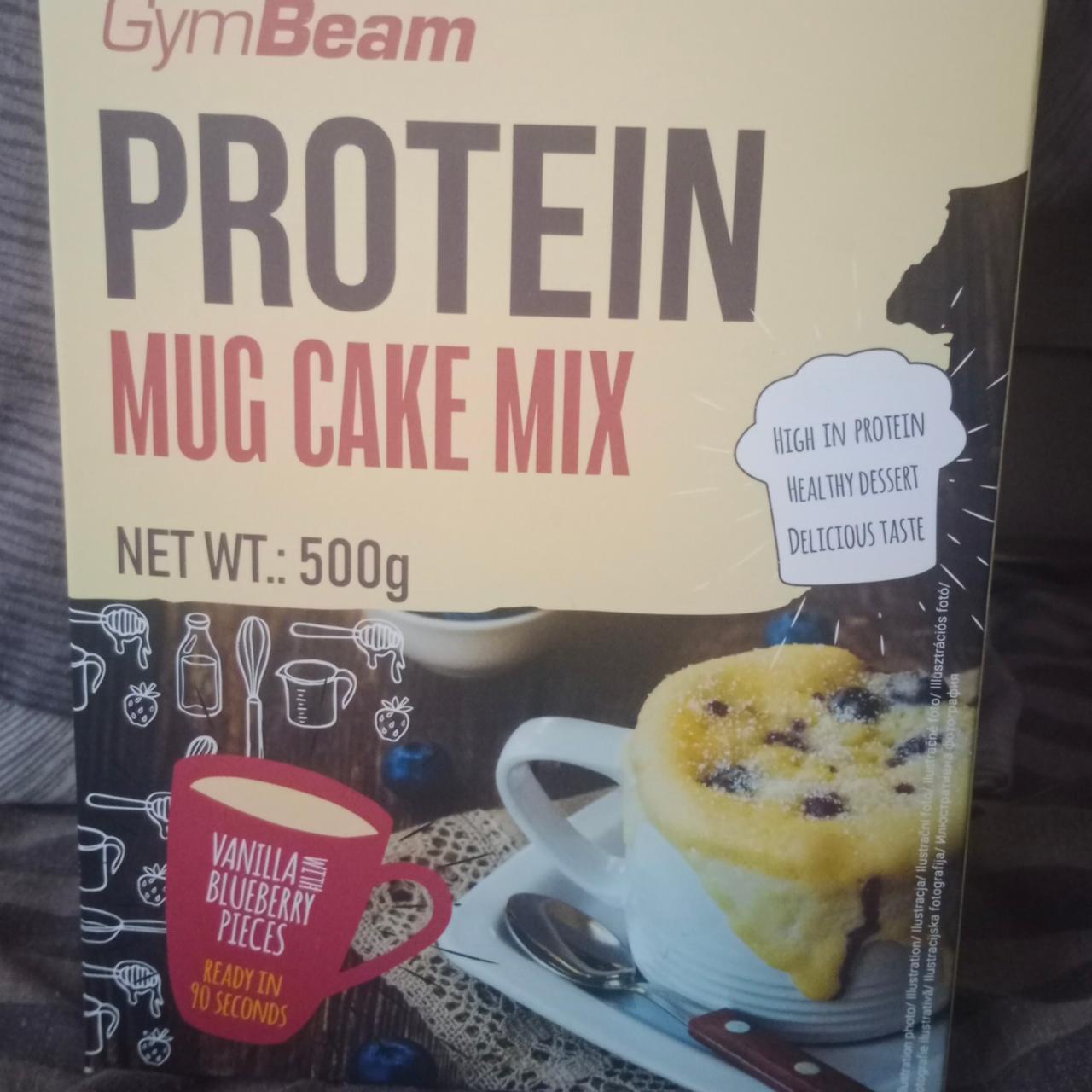 Képek - Protein mug cake mix Vanilla blueberry pieces GymBeam