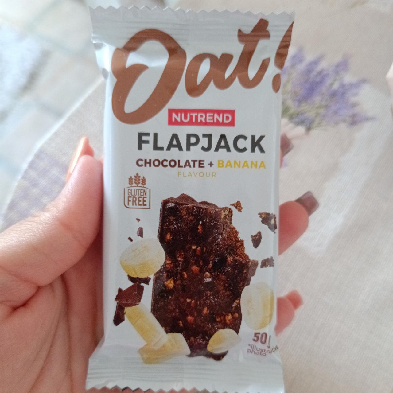 Képek - Oat flapjack chcolate + banana Nutrend