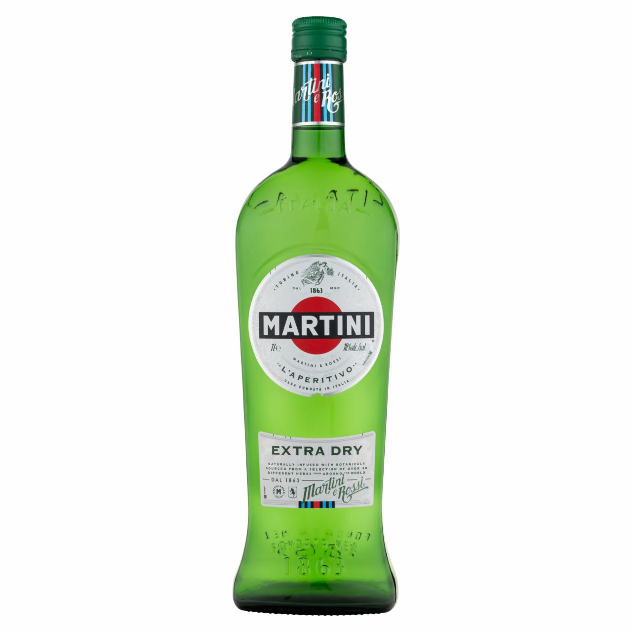 Képek - Martini Extra Dry extra száraz vermut 18% 1 l