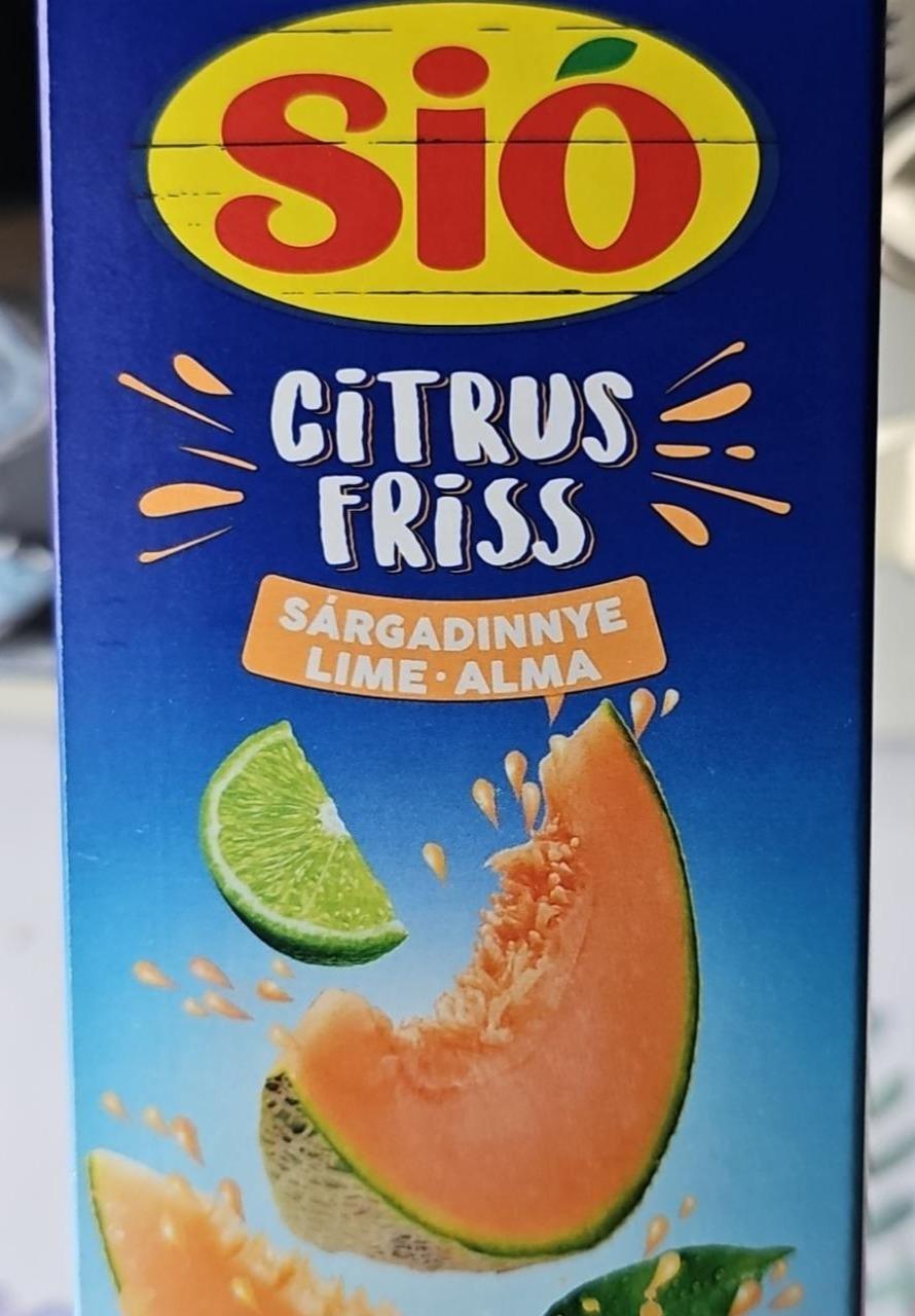 Képek - Citrus friss sárgadinnye lime-alma Sió