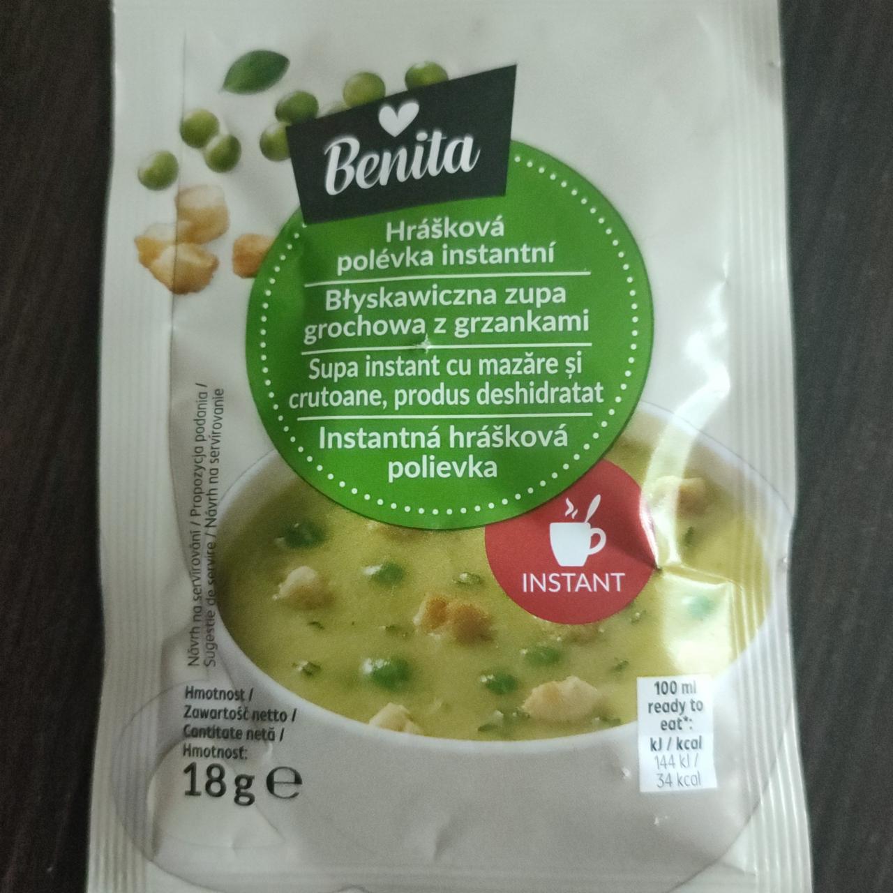 Képek - Instant bögrés borsó leves - Benita