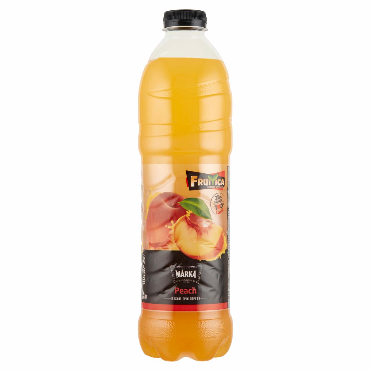 Képek - Márka Fruitica őszibarack szénsavmentes gyümölcsital cukorral 1,5 l