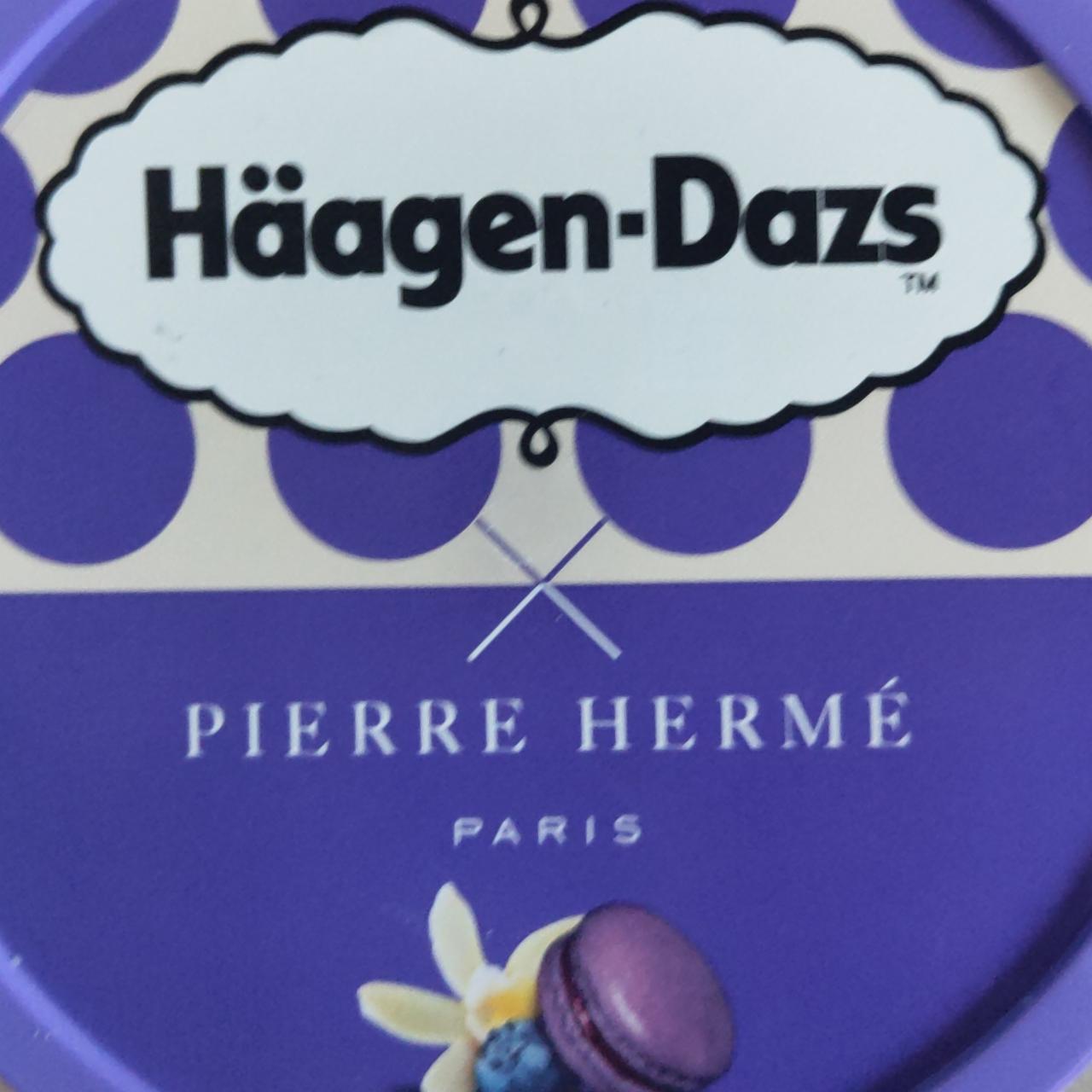 Képek - Häagen-Dazs vaníliaízű jégkrém áfonyás öntettel és macaron darabokkal 420 ml