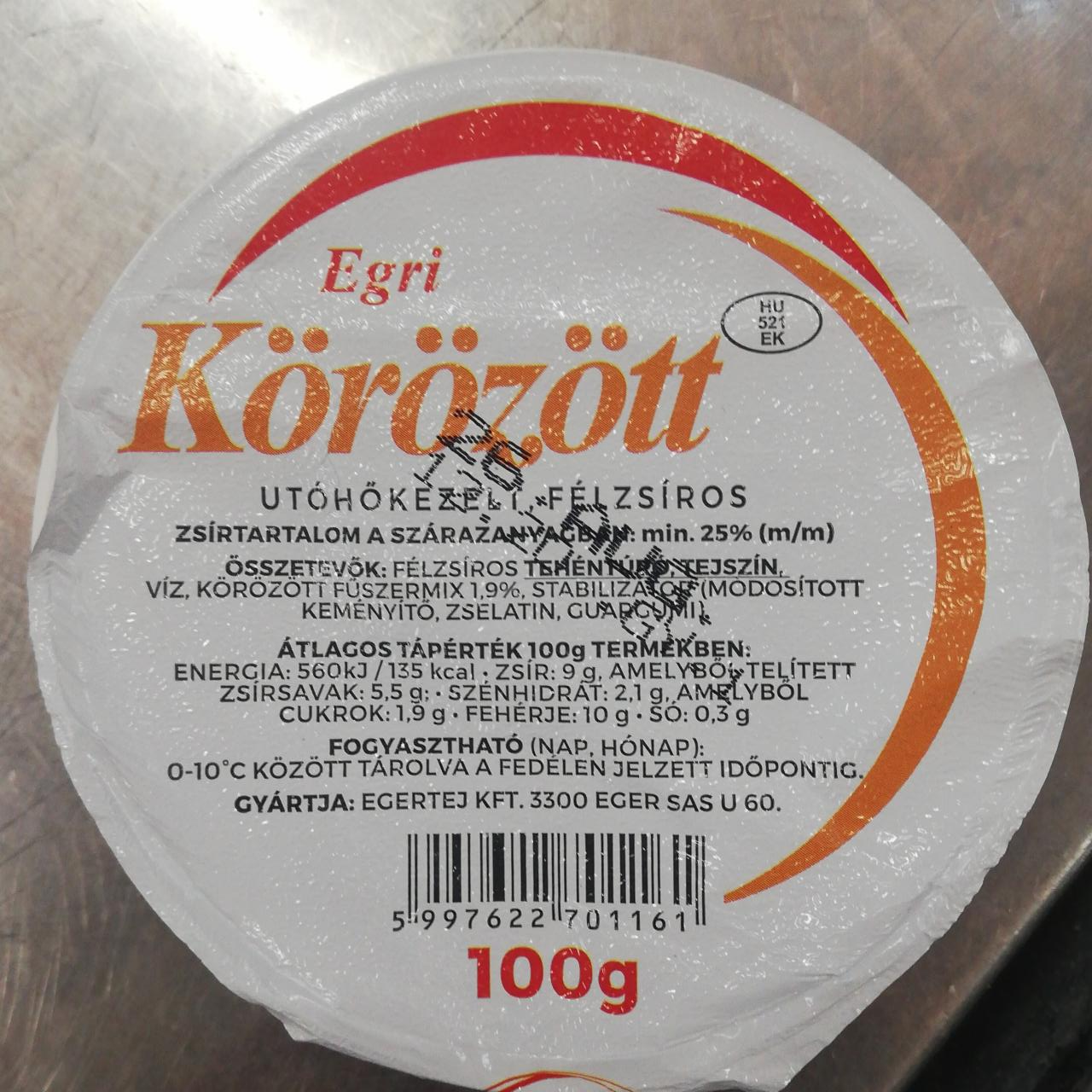 Képek - Egri körözött Egertej