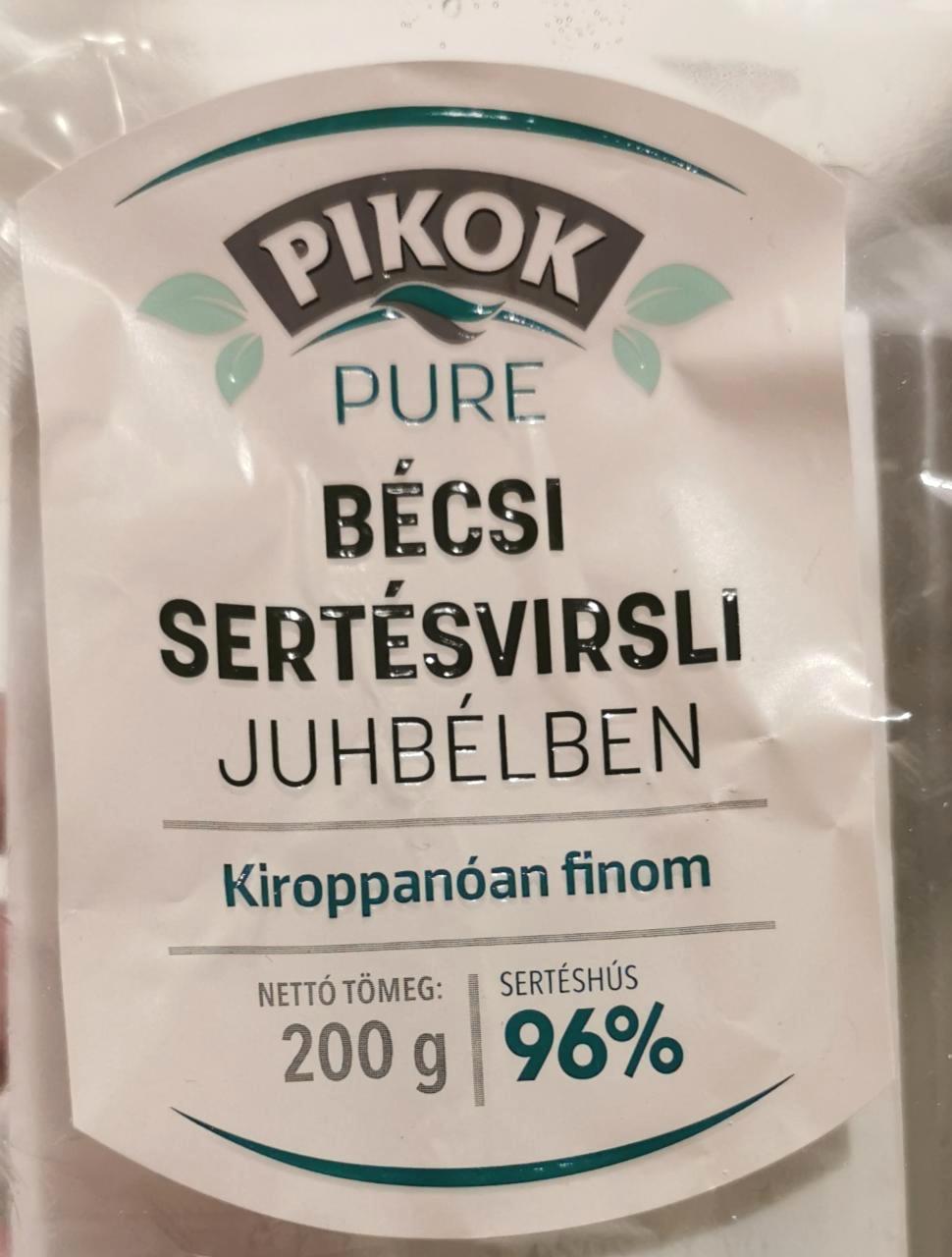 Képek - Bécsi sertésvirsli juhbélben Pikok