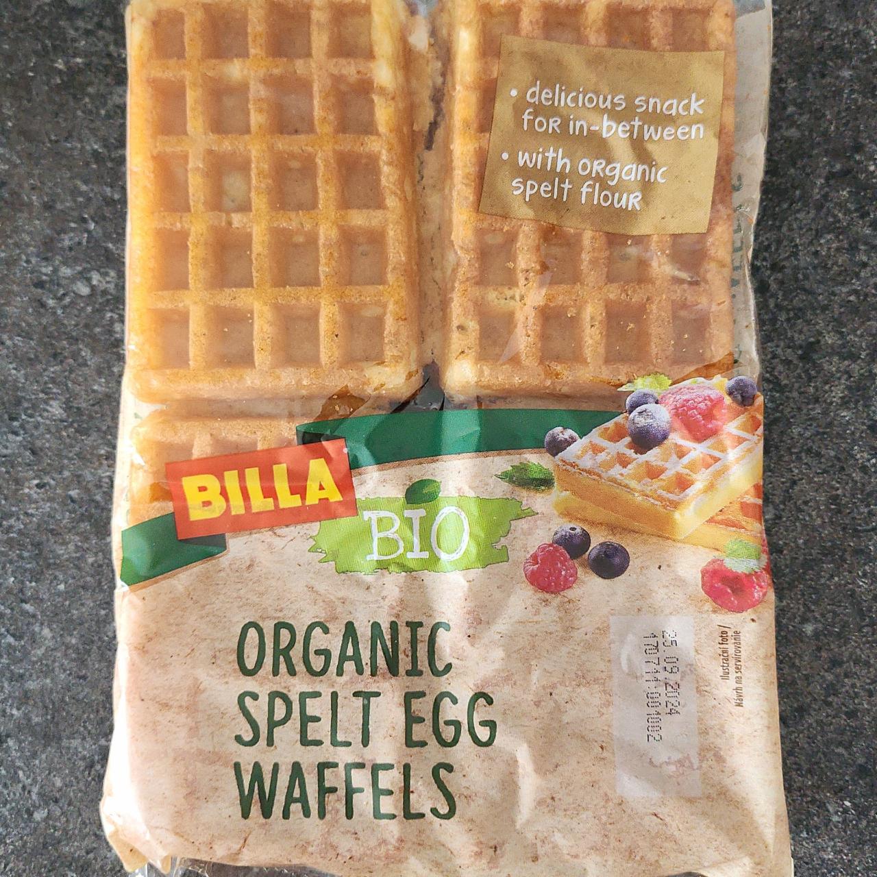 Képek - Organic spelt egg waffels Billa Bio