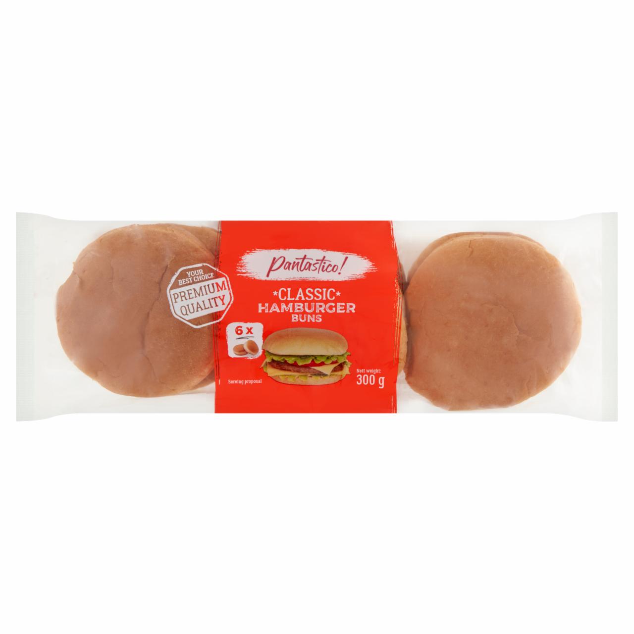 Képek - Pantastico! Classic hamburgerzsemle 6 x 50 g (300 g)