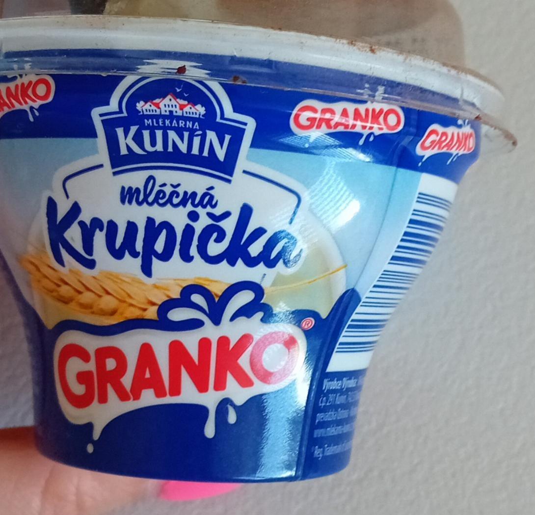 Képek - mléčná Krupička Granko Kunín