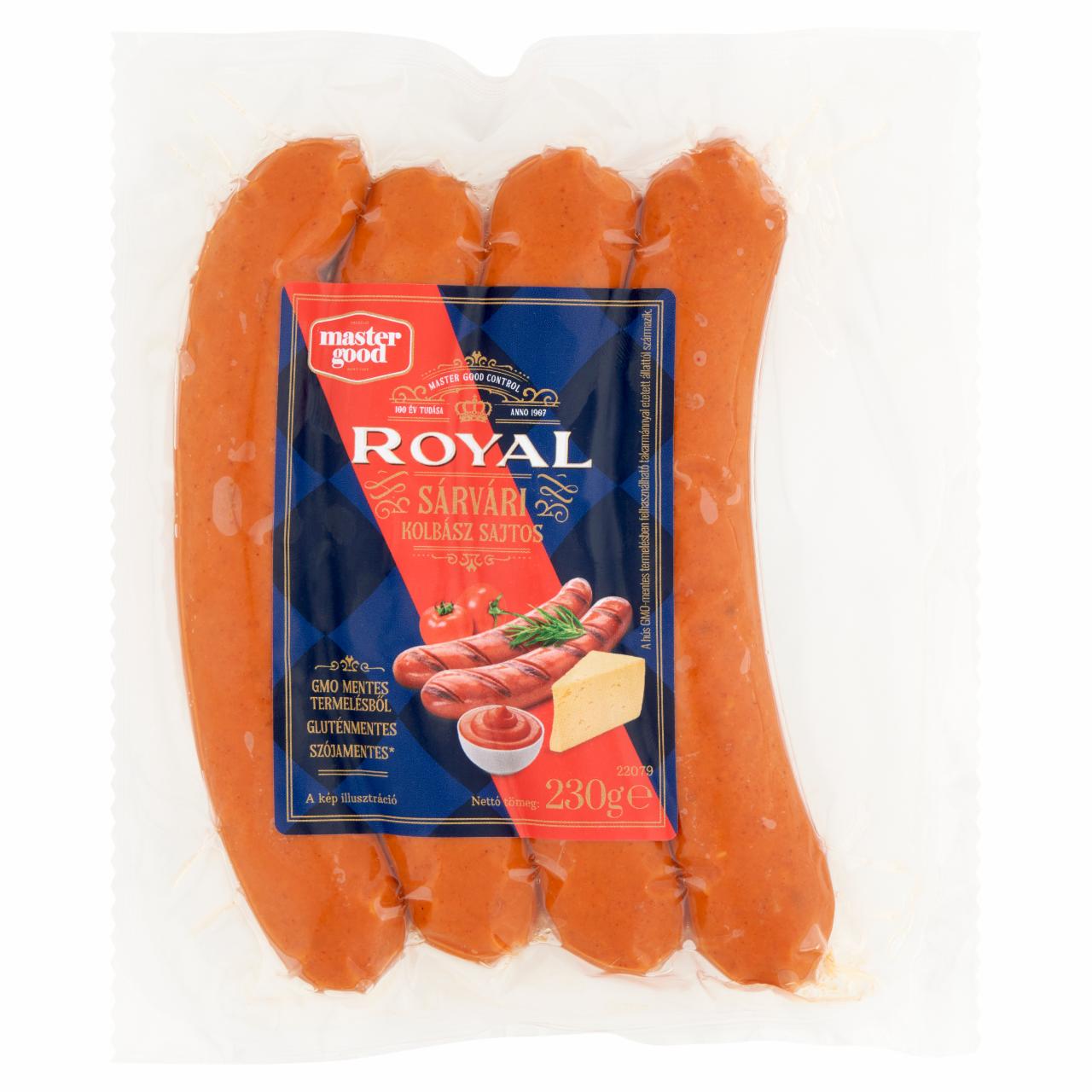 Képek - Master Good Royal sárvári sajtos kolbász 230 g