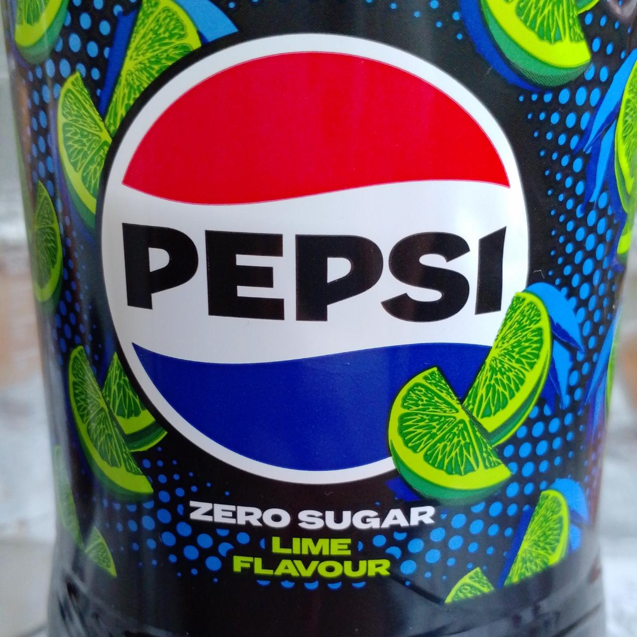 Képek - Pepsi Zero colaízű energiamentes szénsavas üdítőital édesítőszerekkel lime ízesítéssel 2 l