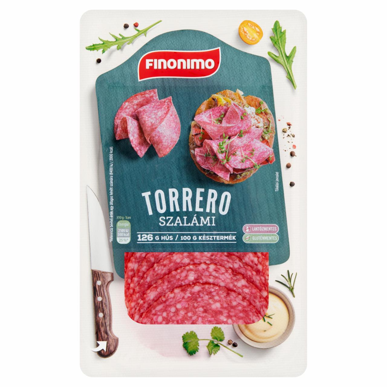 Képek - Finonimo Torrero szeletelt szalámi 65 g