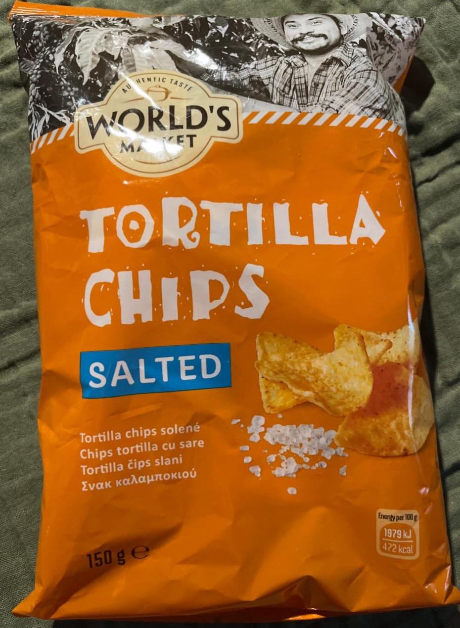 Képek - Tortilla chips salted World's market