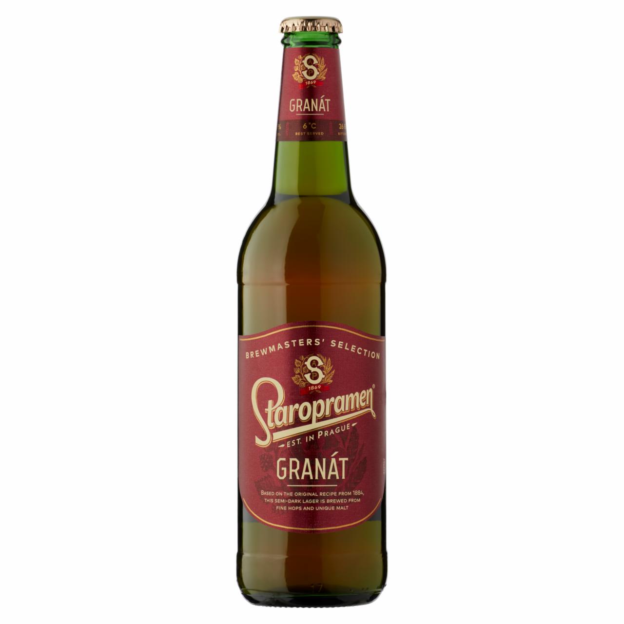 Képek - Staropramen Granát minőségi félbarna sör 4,8% 0,5 l