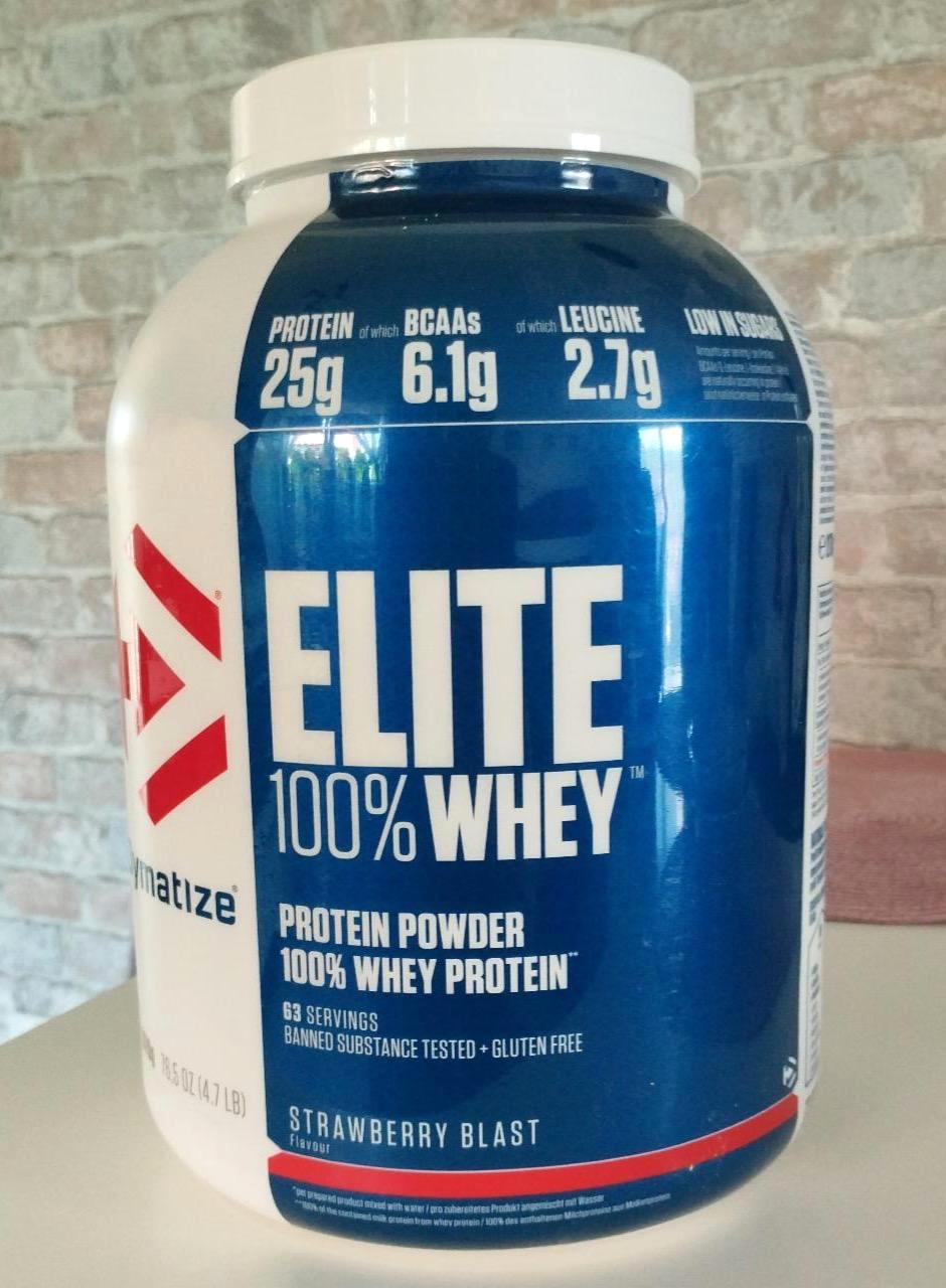 Képek - ELITE 100% WHEY protein Strawberry blast Dymatize