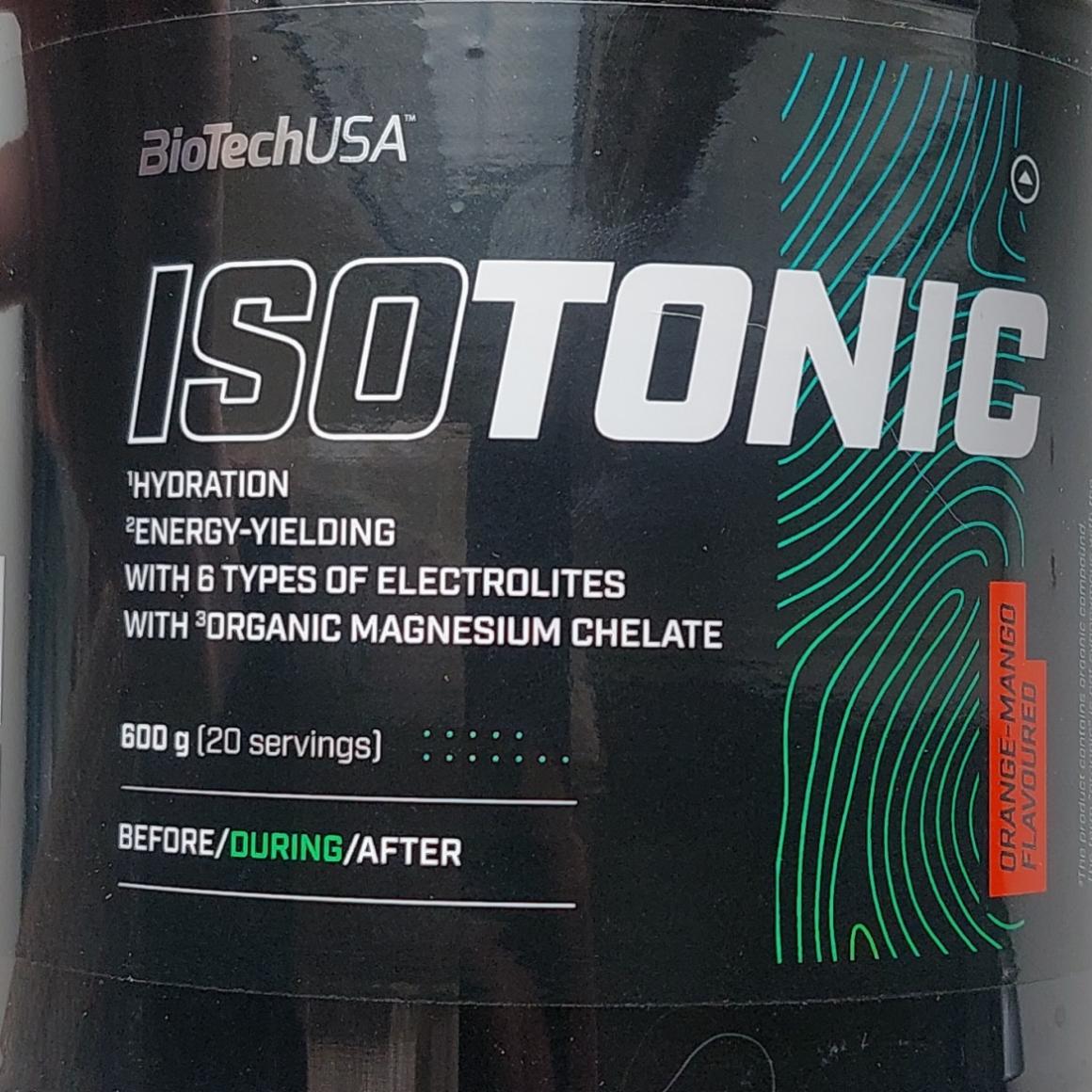 Képek - BioTechUSA Isotonic narancs-mangó ízű étrend-kiegészítő italpor 600 g